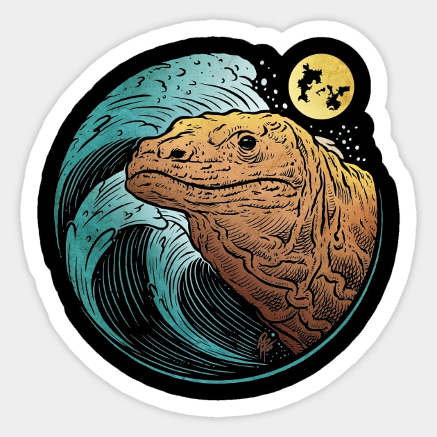 LAND OF THE DRAGON Sticker by skowl